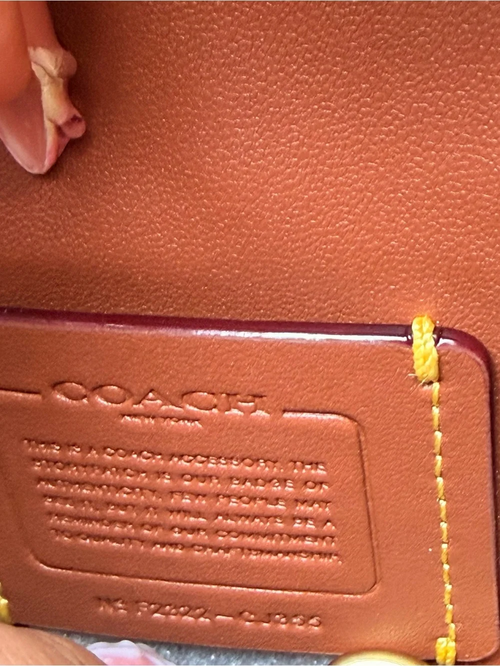 Coach phone purse